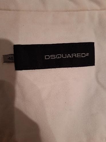 bele cipele: Original kratka Dsquared2 jakna od kepera sa koznim detaljima — 7