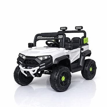 sminkerski sto za decu: Džip za decu STONE (12V) – Beli Šifra proizvoda: SM-26101B-290 Moćno — 1