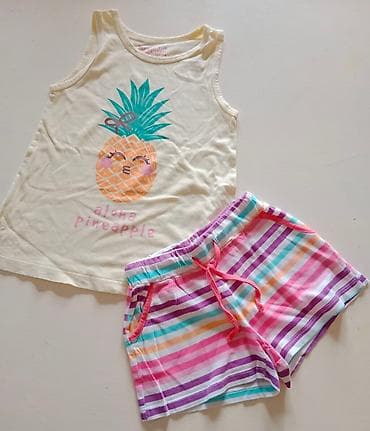 daihman obuca za zene: Pidžama letnja za devojčice MOSKITO Veličina 4 Čist pamuk Cena 250 — 2