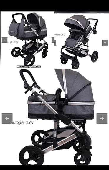 paar obuca sandale: Jungle Oxy 3u1 multifunkcionalna kolica za bebe – siva U dosta dobrom — 1