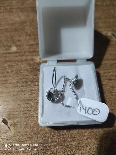 Sweatpants: Srebrne minđuše – više modela - Model 1 (2950): Kačenje na zatvarač — 3