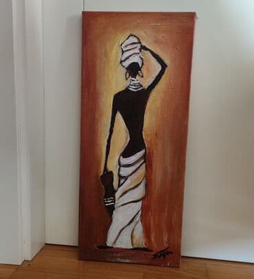 devojke slike: Painting, 70 x 30 cm, New — 1
