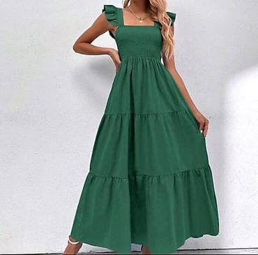 valentino torbice cena: Duga letnja haljina sa volanima - Kroj: duga maxi haljina na spratove — 2