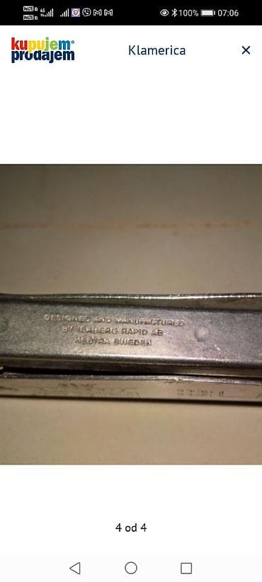 rasprodaja alata: Klamerica Rapid – ručni heftalac za tapetare i ambalažu - Proizvođač — 3