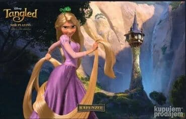 ljubicasta maca: **SUPER AKCIJA** **model 1** **ZLATOKOSA Rapanzel Rapunzel Tangled — 1