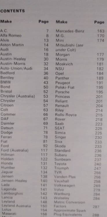 andjeo i vrag serija online sa prevodom: Knjiga:Car Service Data (Auto servisni radionicki prirucnik) 1978 — 3
