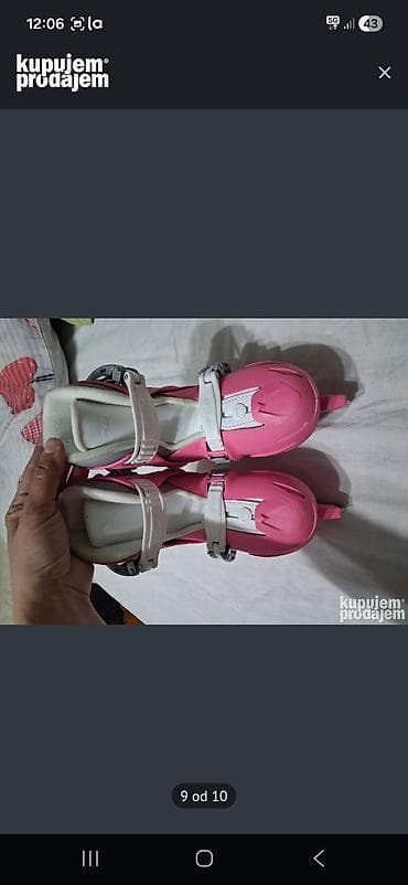 Dečije klizaljke na ledu Roces – roze/bele - Brend: Roces - Tip