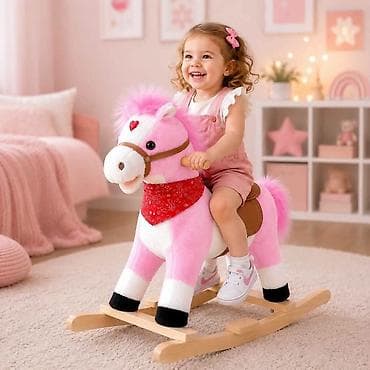 deciji tepih: 🐴🦄✨ NOVO – Plišani Konjić Klackalica sa Muzikom! ✨🐴🦄 🎠 Poklon koji će — 7