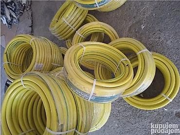 Baštensko crevo – žuto, fleksibilno, u rolni Kalitetno nema da se
