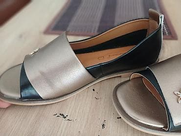 sandale favorito: Ženske kožne cipele/sandale sa otvorenim prstima - Materijal — 3