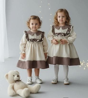 🌸🤎 Retro pamučna haljinica 🤎🌸 Šarmantna retro haljinica od pamuka, sa