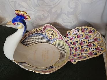 fanta case: Korpa nova paun za voce rucni rad mrezasti porcelan iz 1999 godine — 10