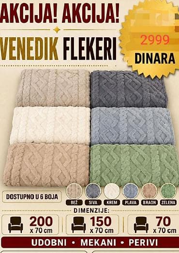 05. AKCIJA Venedik flekeri za trosed,dvosed i fotelju 3599 dinara