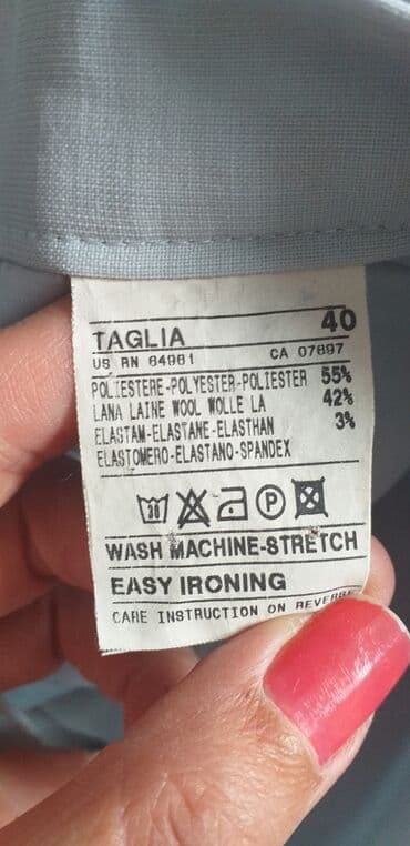 pepito pantalone kombinacije: L, Normalan struk, Zvoncare — 6