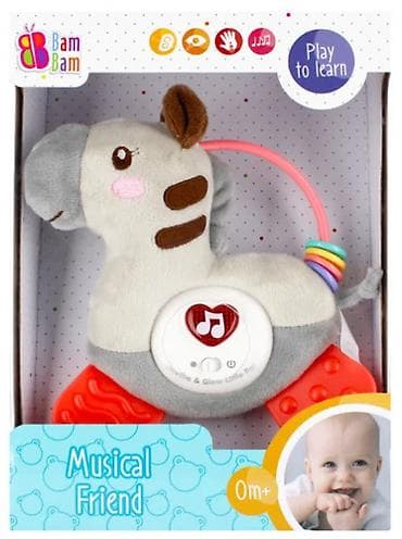Interaktivna muzička igračka za bebe – plišani konjić 180937-P-60 -