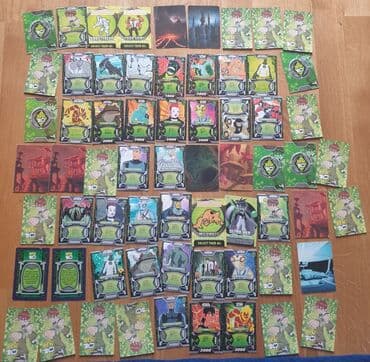 dvorac sator za devojcice: Ben 10 alien force karte . Cena za komad. 7 kom za 100 din — 3