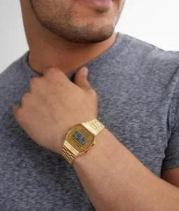 digitalni led rucni satovi: Casio A168WG-9W Vintage Potpuno NOV sat Casio A168WG-9W Vintage — 6