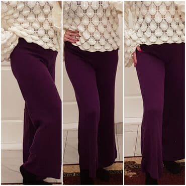 kompleti sorc i majica: Koncane pantalone novo.moderno M L Xl XXl extra, lepe i udobne — 1