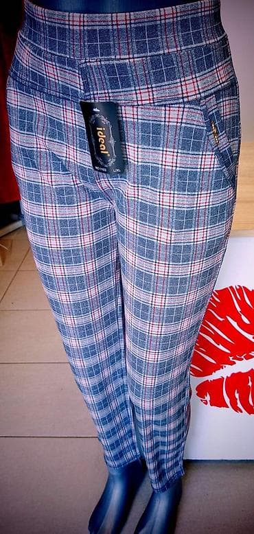 duality haljine cacak: Ženske pantalone pamuk elastin vel. L. Xl. 2xl. 3xl. 4xl. 5xl. 6xl — 3