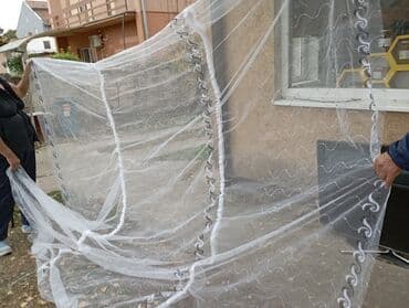 držač za folije i ubruse ikea: Tanke i mrežaste zavese, Po meri cm, bоја - Bela — 3