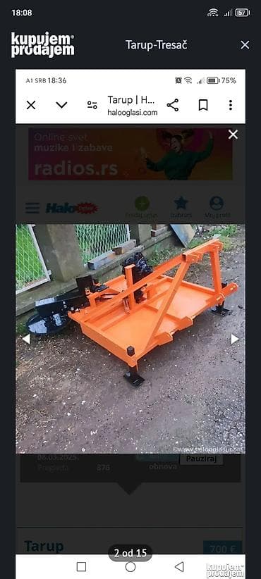 karburator za apn 4: Tarup – tresač za voćnjake - Poljoprivredni priključak za traktor — 2