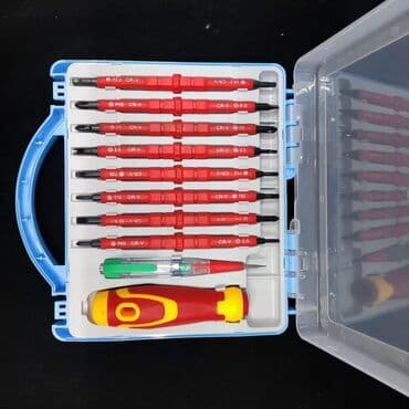 kljuc za grejac bojlera: 10-delni set šrafcigera za električare Cena 2200dinara+Ptt Komplet — 1