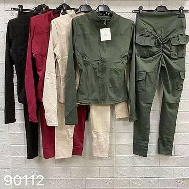 Donji delovi trenerke: Damski komplet – uska trenerka/aktivni set sa jaknom i pantalonama gs — 3