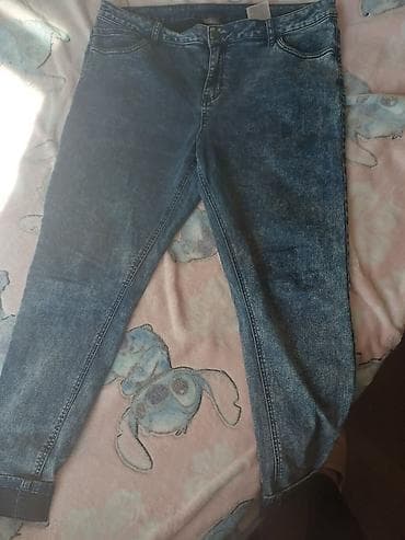 neispavan ili ne ispavana: Ženske farmerke – skinny kroj, visok struk - Boja: indigo/plavi denim — 1