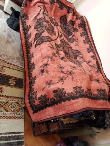 peskiri cena: Size - Double, color - Red — 2