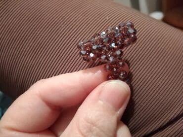 kutija za nakit za devojcice: Women's ring, Handmade, Material: Cubic zirconia, Crystal — 9