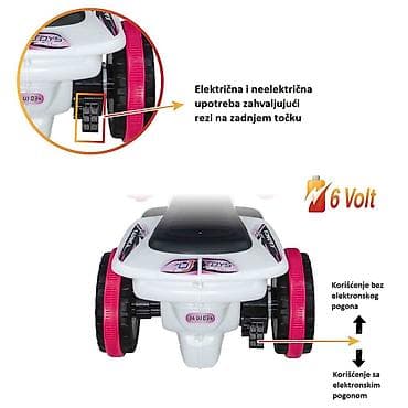 vozila za decu: Motor Ant 6V – beli (šifra proizvoda: 30) Električni dečiji — 3