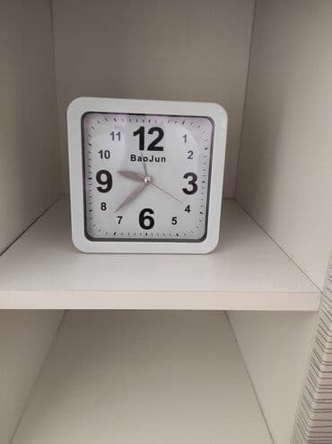 romanson satovi: Table clock, color - White — 2