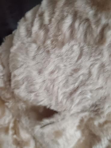 Sweatpants sets: Ženska bunda/kaput od astragan krzna, bež-krem nijanse. - Materijal — 3