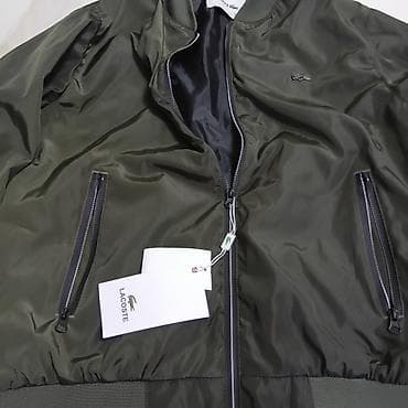 stradivarijus jakne: Lacoste bomber jakna – maslinasto zelena turska - Model: klasična — 4