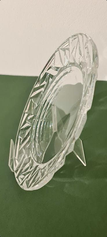 Home care products, Housewares: ▪︎ Na prodaju kao nov tanjir brenda TIFFANY & CO Rock Cut Lead — 3