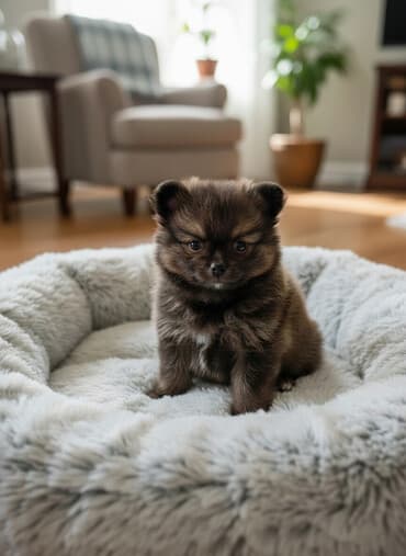 srednja pudla tezina: Pomeranski špic – štenci mini tipa (patuljasti spic). - Više — 1