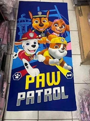 Dečiji peškiri sa omiljenim crtanim junacima 140x70cm - Motivi: Paw