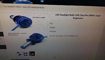 fiat bravo 2: LED SIJALICE H4 CANBUS SET | LED Headlight Bulb COB Chip,30w,3600lm — 1