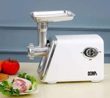Kitchenware: Električna mašina BOMA za mlevenje mesa 3000w 6300 din Tri noža — 1