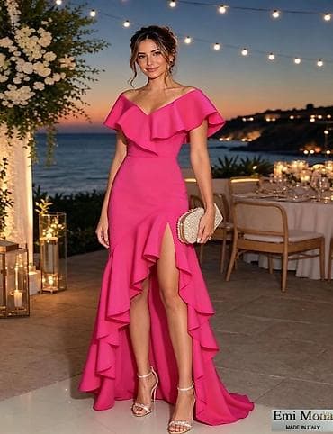 brankodeks haljine: Elegantna večernja haljina sa volanima –2150 din
S M L — 3