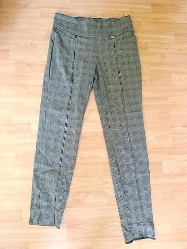 air max 95 patike: Ženske karirane pantalone – sivi pepito (Prince of Wales) dezen. - — 1