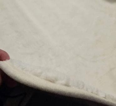 krpeni tepisi: Tepih – krem boja, reljefni geometrijski dezen Tepih beli 200x160cm- — 3