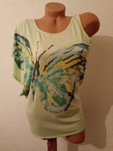 Košulje: S (EU 36), Pamuk, Sa ilustracijom, bоја - Zelena — 1