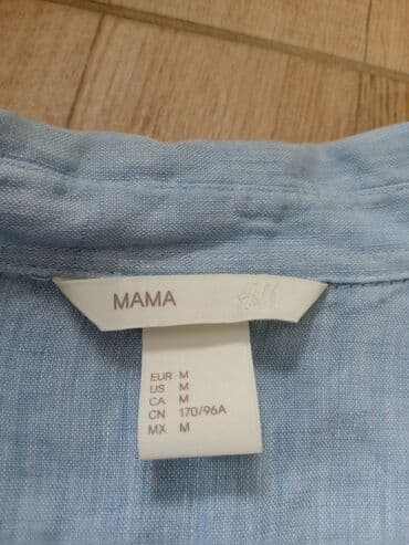 ženske jakne c a: H&M, M (EU 38), Flax, Single-colored, color - Light blue — 3