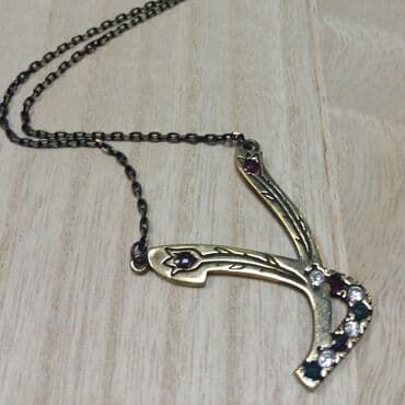 sminka u koferu: Ogrlica sa žadom i češkim granatom Ograničena serija replike — 2