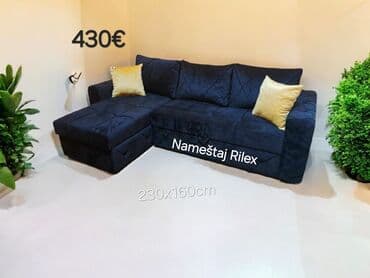 Ugaona garnitura – Nameštaj Rilex - Dimenzije: 230 x 160 cm - Cena — 9