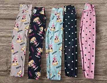 zara l: Dečje helanke – razni dezeni - Dugačke helanke sa printom: crtani — 1