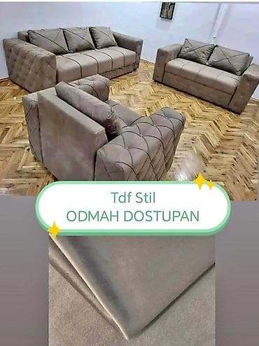 TDF Stil tapacirani set za dnevni boravak – ODMAH DOSTUPAN - Komplet — 1