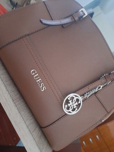 rucna torbica: Elegantna torbica, Guess, Materijal: Koža — 1