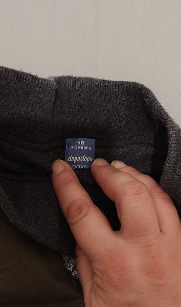 velicine za decu: Dečije pantalone „dopodopo boys” termo vel. 98 - Veličina: 98 (za — 3